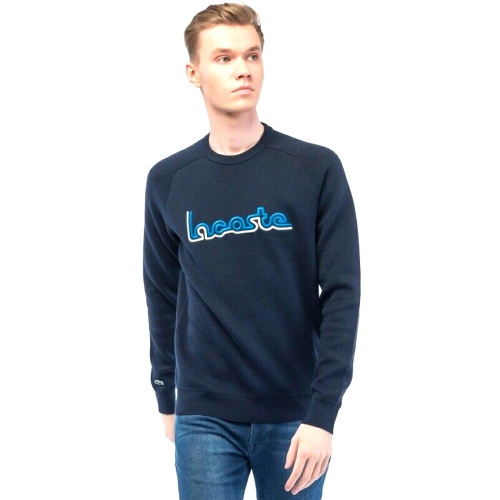 Lacoste Men's Interlock Knit Crewneck Sweatshirt Size S